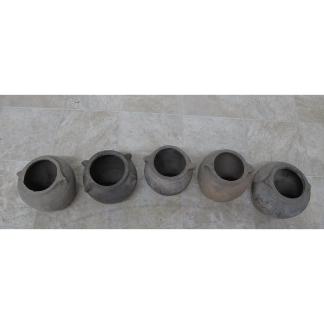 Farmhouse Earthenware Planter Pots - Set of 5 For Sale - Image 3 of 10
