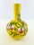 Vintage Chinese Yellow Famille Rose Monkey & Peach Porcelain Vase For Sale - Image 9 of 12