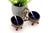 Pearlescent Silver Salt and Pepper Shakers with Cutouts, Set of 2 For Sale - Image 4 of 8