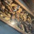 Mid 20th Century Carved Wood Flowers in Glass Top Table For Sale - Image 4 of 8