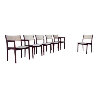 1960s Danish Modern Teak Dining Chairs - Set of 6 For Sale