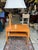 Wood 1970s Mid Century Modern Wooden Table With Lamp For Sale - Image 7 of 10