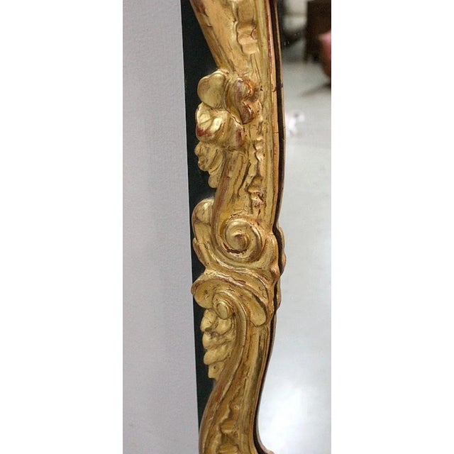 Small Antique Louis XVI Style Gilded Wood Mirror For Sale - Image 13 of 18