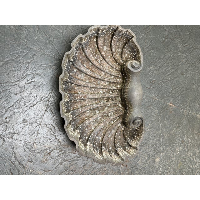 Add mid-century charm to your outdoor space with this beautiful 1950s cast aluminum shell ornament. Crafted from solid...