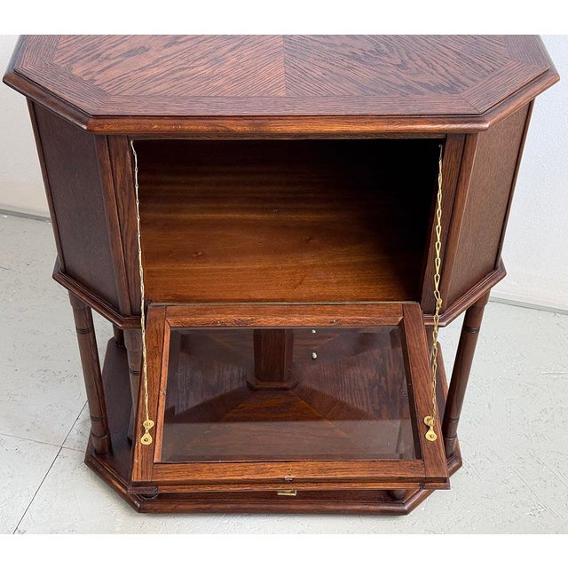 Metal Vintage Vienna Secession Bar Cabinet, 1920s For Sale - Image 7 of 9