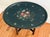 Victorian Papier Mâché Black & Gold Tea Tray on Stand For Sale - Image 9 of 9
