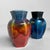 Blue Vintage Japanese Drip-Glaze Vases, 1980, Set of 2 For Sale - Image 8 of 13