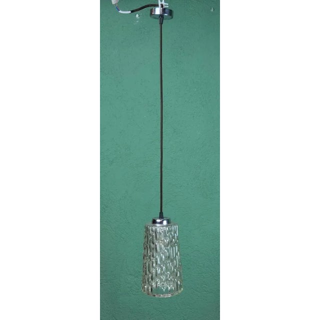 Granulated Crystal Lamp, 1960s For Sale - Image 9 of 9