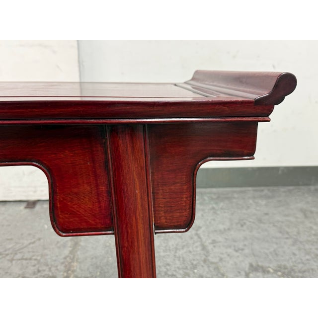 Wood Antique Rosewood Altar Table For Sale - Image 7 of 12