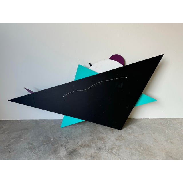 Richard (Rick) Ott (American, 1935 - 2007) Postmodern Memphis - Style Dimensional Wall Art Sculpture For Sale - Image 12 of 12