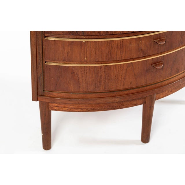 Mid-Century Danish Modern Teak Corner Bar or Storage Cabinet 1960s Selling as-Is For Sale - Image 10 of 14