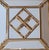 Mid 20th Century Italian Brass and Frosted Opaline Glass Flush Mount Ceiling Light For Sale - Image 13 of 18