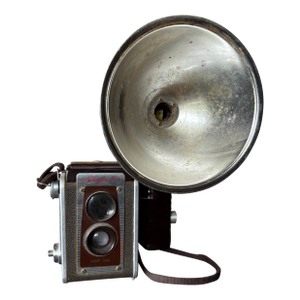Vintage Kodak Duaflex IV Camera With Kodalite Flasholder – Mid Century Twin Lens Reflex Camera Decor