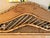 1970s Mid-Century Modern Bohemian Coastal Riviera Arched Woven Natural Wicker and Rattan Wall Mirror With Intricate Detail. 51”Hx31”Lx2.5”D For Sale - Image 9 of 12