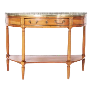 French Fruitwood Demi-Lune Server