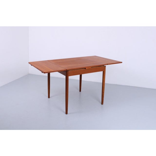 Small Extendable Dining Table in Teak by Cees Braakman for Pastoe, 1950s For Sale - Image 6 of 18