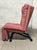 Relaxation Lounge Chair in Red Alcantara from Cinova, 1980s For Sale - Image 15 of 18