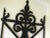 Early 19th Century Repurposed Iron Wall Hanging Plant Stand For Sale - Image 5 of 11