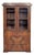 Antique Biedermeier Gründerzeit Walnut Display Cabinet For Sale