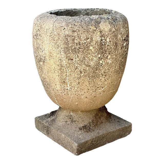Rustic Stone Garden Planter For Sale