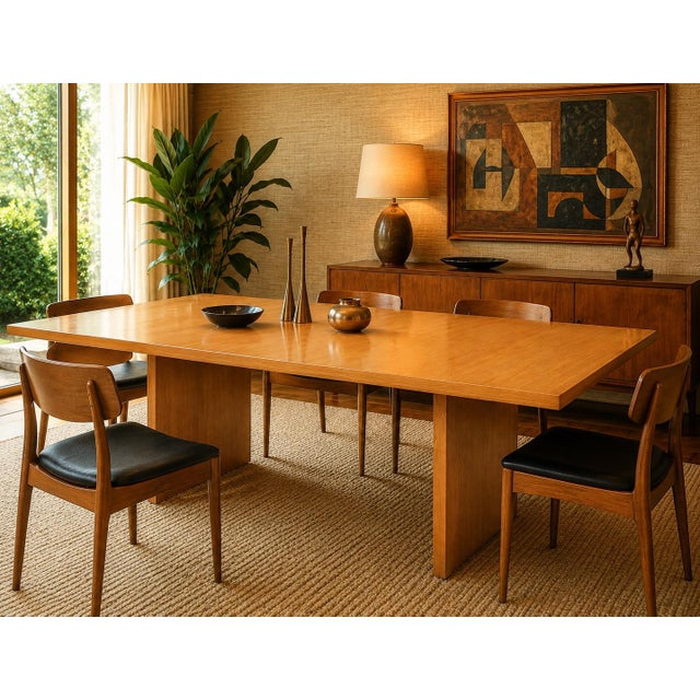 Designed by the celebrated British-born architect and designer T.H. Robsjohn-Gibbings, this table was produced by the...