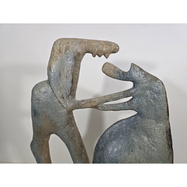 Ceramic Sculpture by Colette Coussy, France, 1980 For Sale - Image 9 of 12