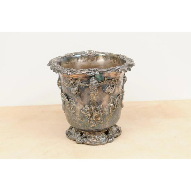 English English 19th Century George III Sheffield Silver on Copper Champagne Bucket For Sale - Image 3 of 13