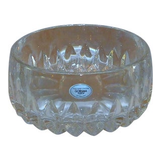 1990s Gorham Crystal Bowl For Sale