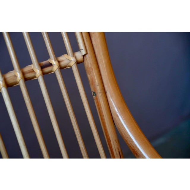 Vintage Rattan Rocking Chair, 1960s For Sale - Image 6 of 13