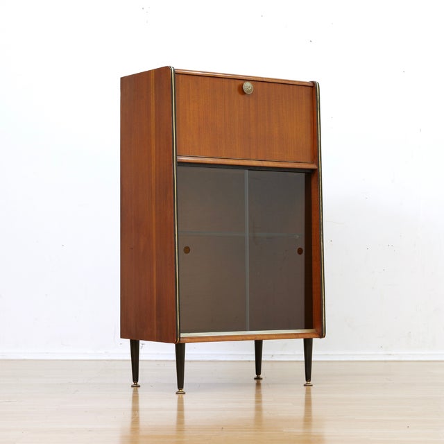 Brown C10 - Vintage 1960s English Liquor Cabinet For Sale - Image 8 of 11