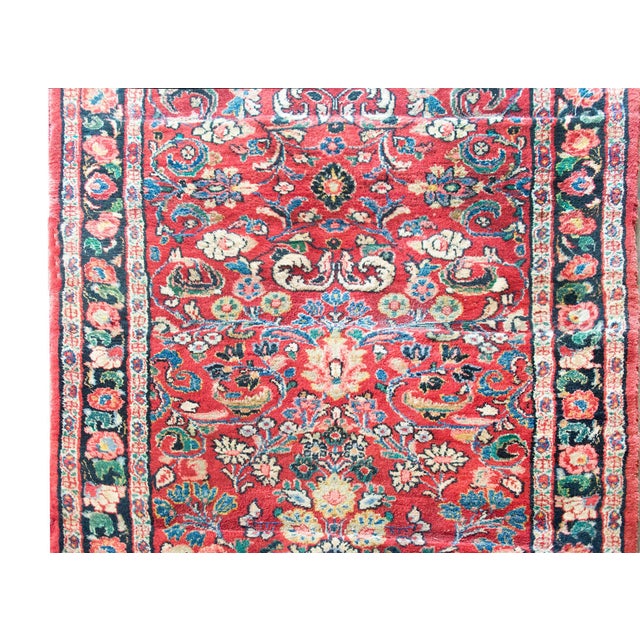 Early 20th Century Persian Sarouk Runner For Sale - Image 10 of 15