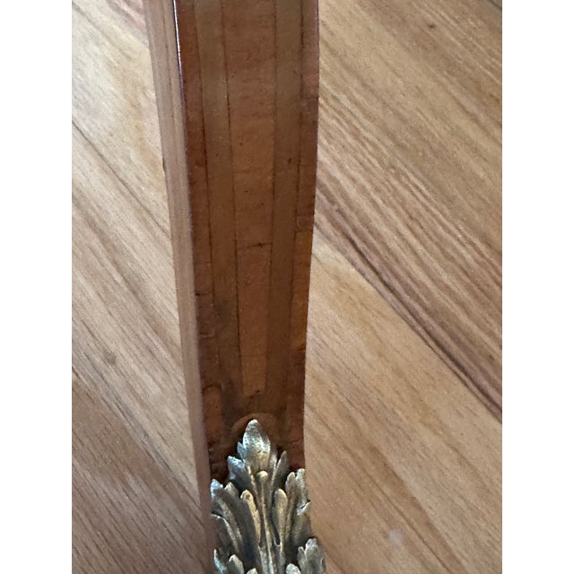 French Antique Louis XVI Style Round Three Tier Gueridon For Sale - Image 3 of 14