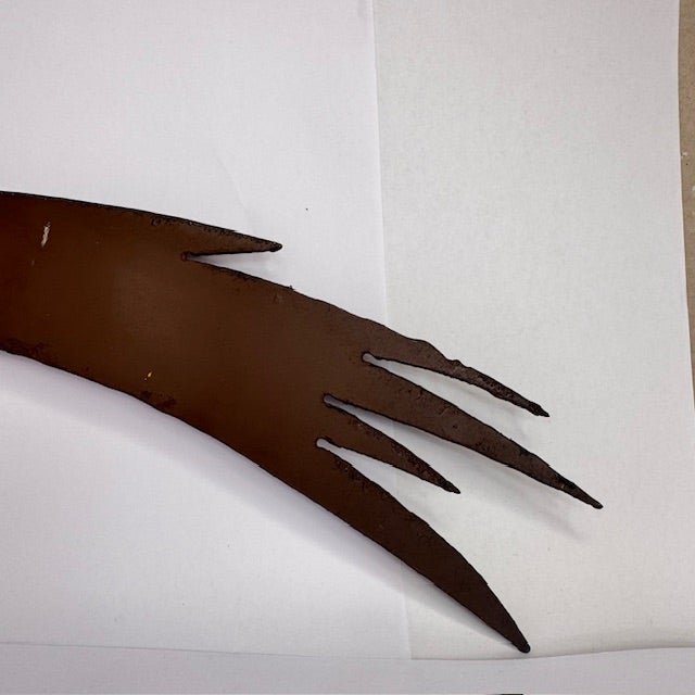 Signed Todd Shields Metal Shooting Star Wall Sculpture, Southwestern Desert Modern Decor For Sale - Image 11 of 12