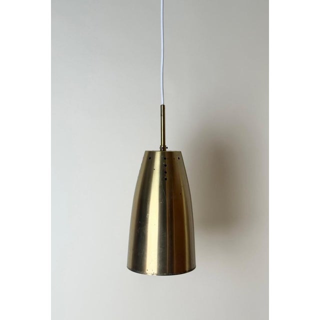Architectural Brass Church Pendant Light, 1960s For Sale - Image 13 of 15