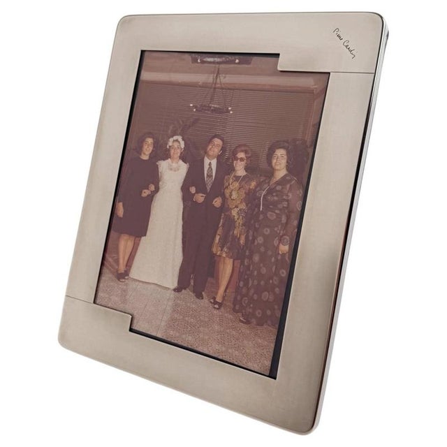 Silver-Plated Picture Frame by Pierre Cardin, France, 1970s For Sale - Image 14 of 14