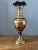Metal Large Vintage Etched Brass Vase For Sale - Image 7 of 8