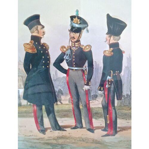 Figurative Antique French Soldiers Engraving For Sale - Image 3 of 4