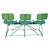 Mid 20th Century Mid-Century Modern Industrial 3-Seat Tractor Seat Steel Bench For Sale - Image 5 of 8