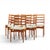 Mid-Century Modern Dyrlund Style Mid Century Rosewood Dining Chairs - Set of 6 For Sale - Image 3 of 10