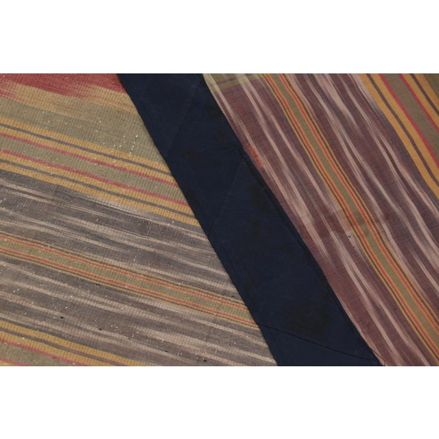 Gray Antique Persian Yazd Silk Textile With "Tree of Life" Embroidery - Rug & Kilim For Sale - Image 8 of 8