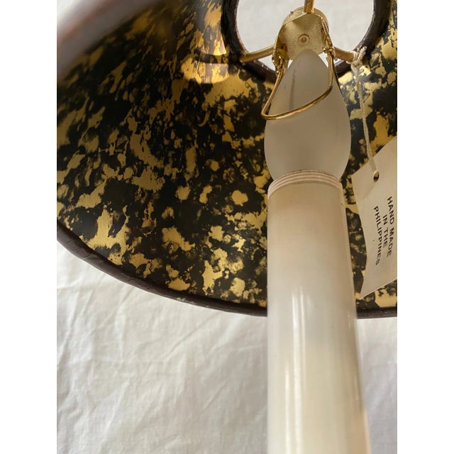 Maitland - Smith Maitland Smith Lamps With Marble, Brass, and Steel - a Pair For Sale - Image 4 of 11