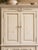 French Provincial Vintage Distressed Solid Wood Armoire With Carved Laurel Details For Sale - Image 3 of 7