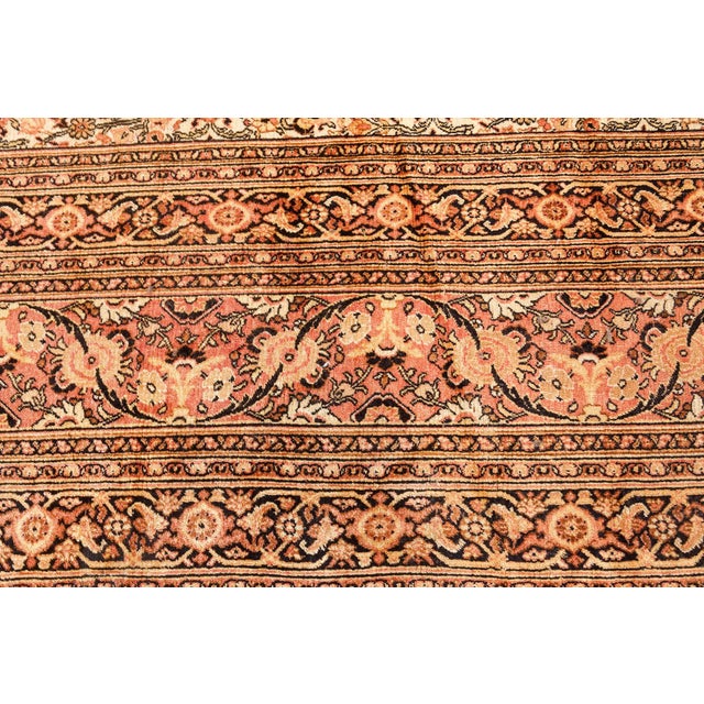 Authentic Persian Khorassan Handmade Wool Carpet For Sale In New York - Image 6 of 8