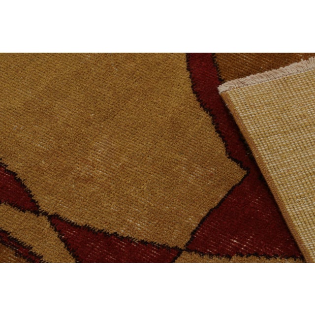 Textile 1960s Vintage Zeki Muren Art Deco Rug With Geometric Patterns For Sale - Image 7 of 7