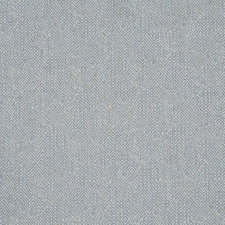 Sample - Schumacher Leona Performance Fabric In Blue For Sale