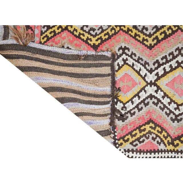 Mid-20th Century Kilim Rug For Sale - Image 10 of 12