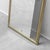 Metal Wall Mirror with Brass Frame, 1970s For Sale - Image 7 of 8