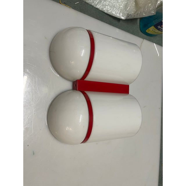 Acrylic Glass Sconces by F. Fabbian, 1970s, Set of 2 For Sale - Image 8 of 14