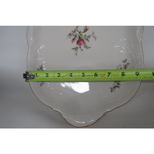 Rosenthal Ivory Rose Sanssouci Germany Large Serving Platter Tray 4581b For Sale - Image 14 of 16