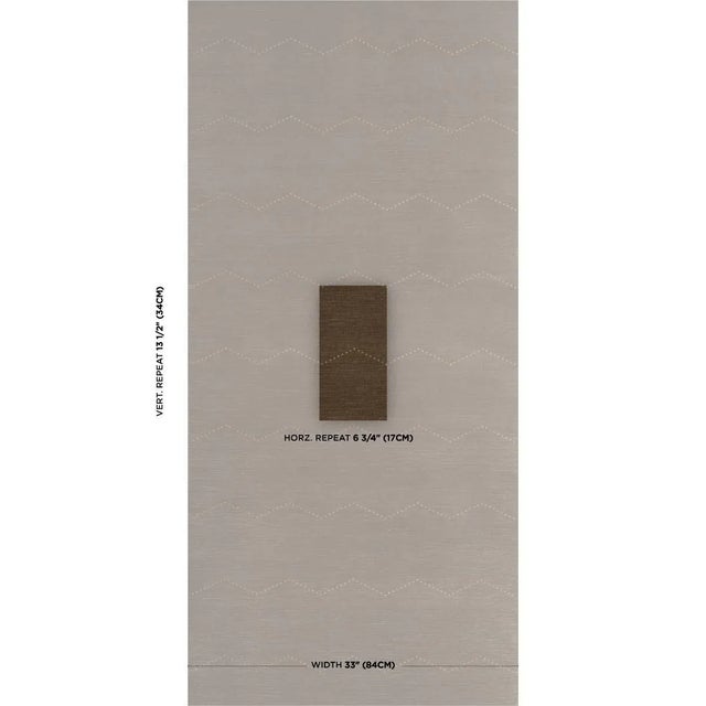 An airy, horizontal chevron stripe formed by delicate dots, Rivet Stripe Sisal recalls the dynamic Art Deco motifs of...